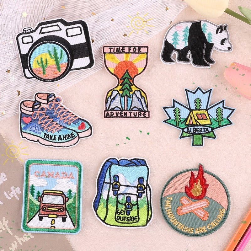 Letter Animal Embroidered Patch
