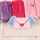 Valentine Heart Embroidered Patch
