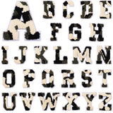 Black Letter Chenille Patch