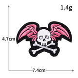 Gothic Music Note Skull Patch
