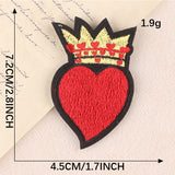 Heart Embroidered Patch