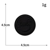 Self-Adhesive Black Letter Badge Patch