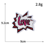 WOW YES NO Sequin Patch