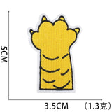 Cat Paw Embroidered Patch