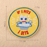 Round Character Embroidered Patch