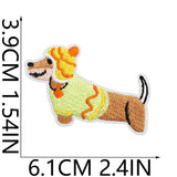 Dachshund Embroidered Patch