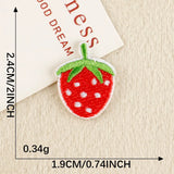 Strawberry Fruit Embroidered Patch