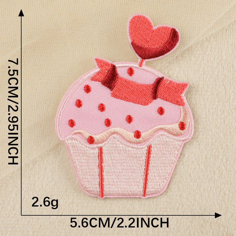 Self-Adhesive Food Embroidered Patch