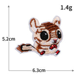 Dog Cat Squirrel Embroidered Patch