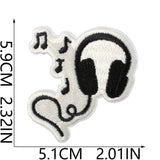 Music Note Embroidered Patch