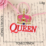 Heart Eye Crown Embroidered Patch