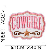Western Cowboy Embroidered Patch