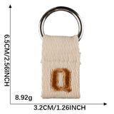 Custom Name Letter Keychain