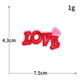 LOVE Heart Sequin Patch