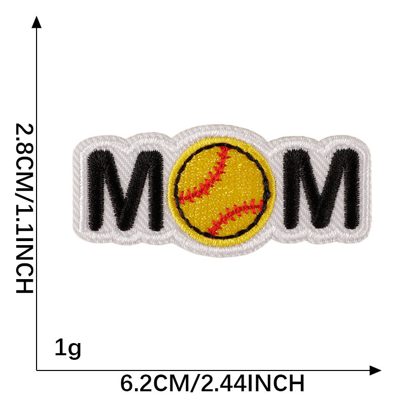 Basketball Embroidered Patch