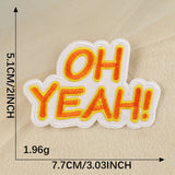 English Letter Embroidered Patch