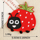 Strawberry Fruit Embroidered Patch