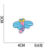 60-Piece Mixed Embroidered Patch Set