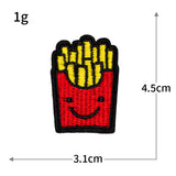 Burger Fries Embroidered Patch