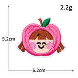 Pink Cartoon Embroidered Patch