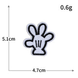 Hand Gesture Embroidered Patch
