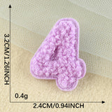 Mini Number Chenille Patch