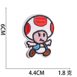 Mario Character Embroidered Patch