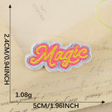 Self-Adhesive Butterfly Letter Embroidered Patch