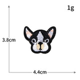 Self-Adhesive Animal Face Embroidered Patch