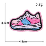 Mini Pink Embroidered Patch