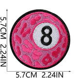 Western 8 Ball Embroidered Patch