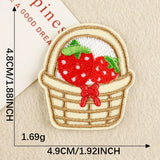 Strawberry Fruit Embroidered Patch