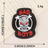 Skull Embroidered Patch