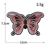 Sequin Butterfly Embroidered Patch
