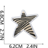 Star Lip Embroidered Patch