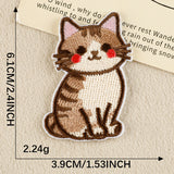 Self-Adhesive Cute Cat Embroidered Patch