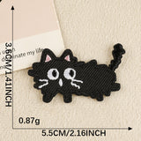 Self-Adhesive Cat Embroidered Patch