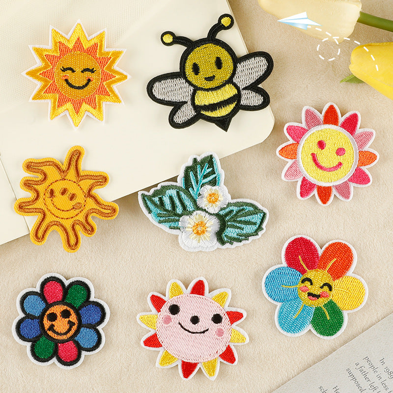 Sunflower Embroidered Patch