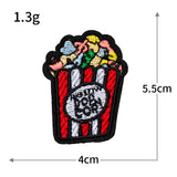 Burger Fries Embroidered Patch