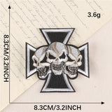 Skull Embroidered Patch