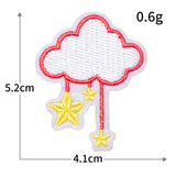 Mini Pink Embroidered Patch