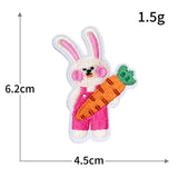 Pink Cartoon Embroidered Patch