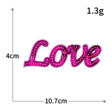 LOVE Heart Sequin Patch