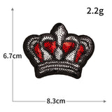 Sequin Crown Lipstick Perfume Patch