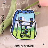 Letter Animal Embroidered Patch