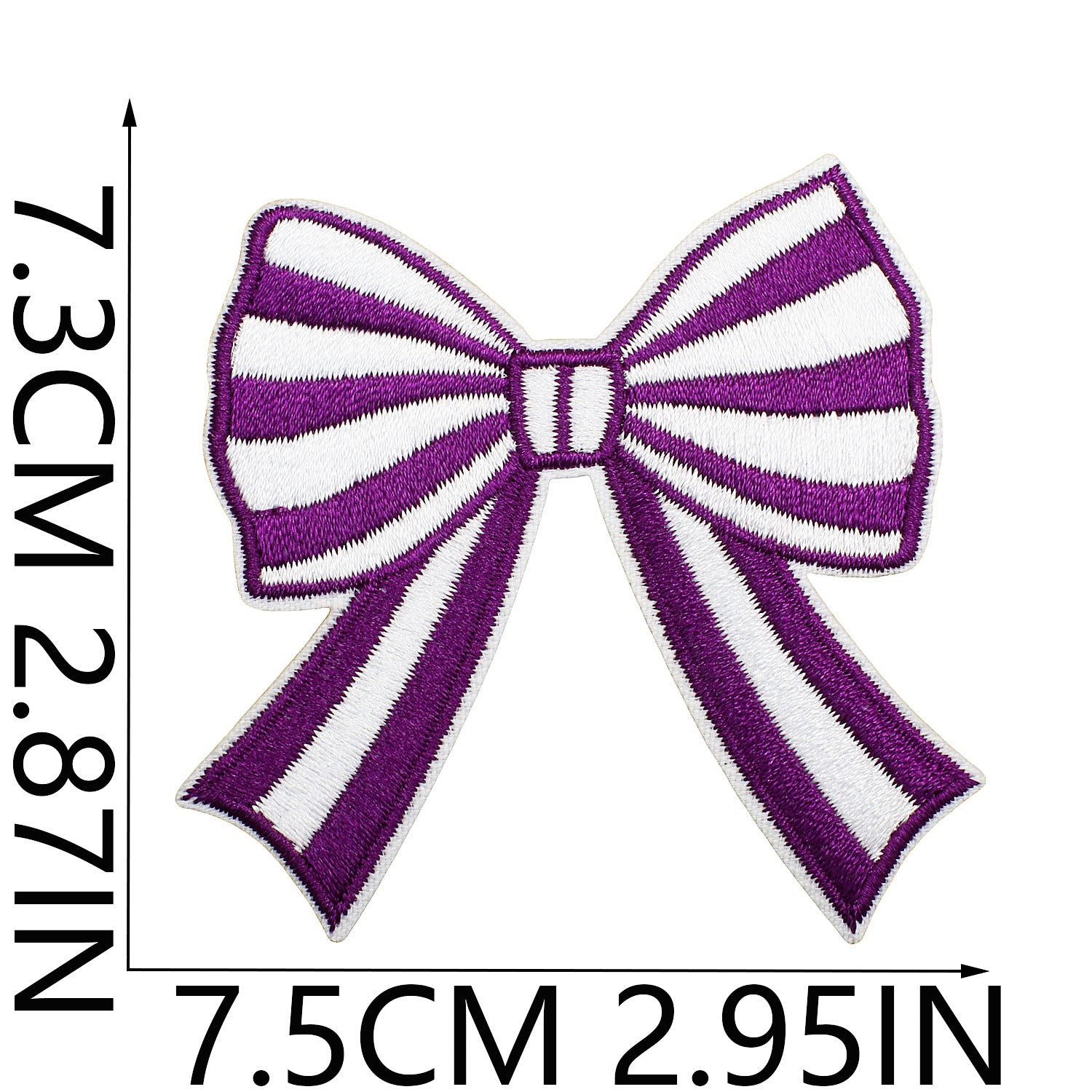 Bow Embroidered Patch