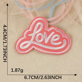 Self-Adhesive English Letter Badge Patch