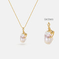 Cat Baroque Pearl Necklace