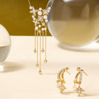Celestial Star Fringe Necklace