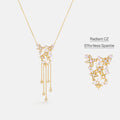 Celestial Star Fringe Necklace